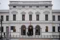 Exterior view of The Federal Criminal Court in Bellinzona, Switzerland, Monday, March 9, 2020