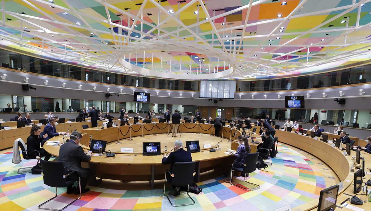 Video conference of European Foreign Ministers on Israel Palesine