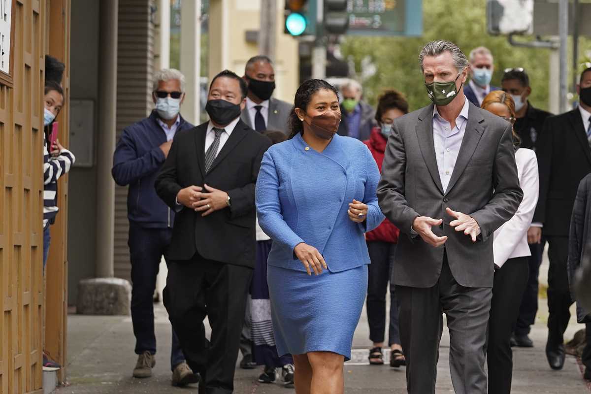 Gavin Newsom, London Breed