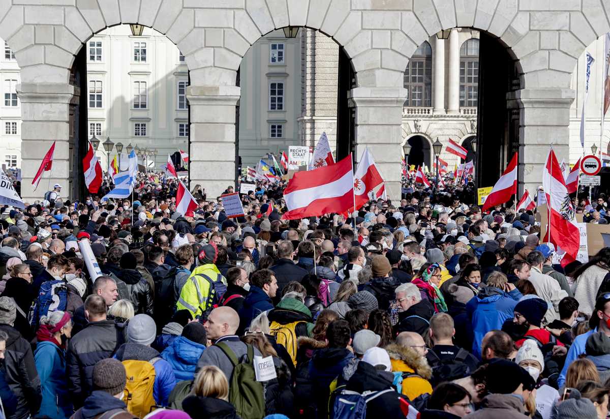 austria tourism protest