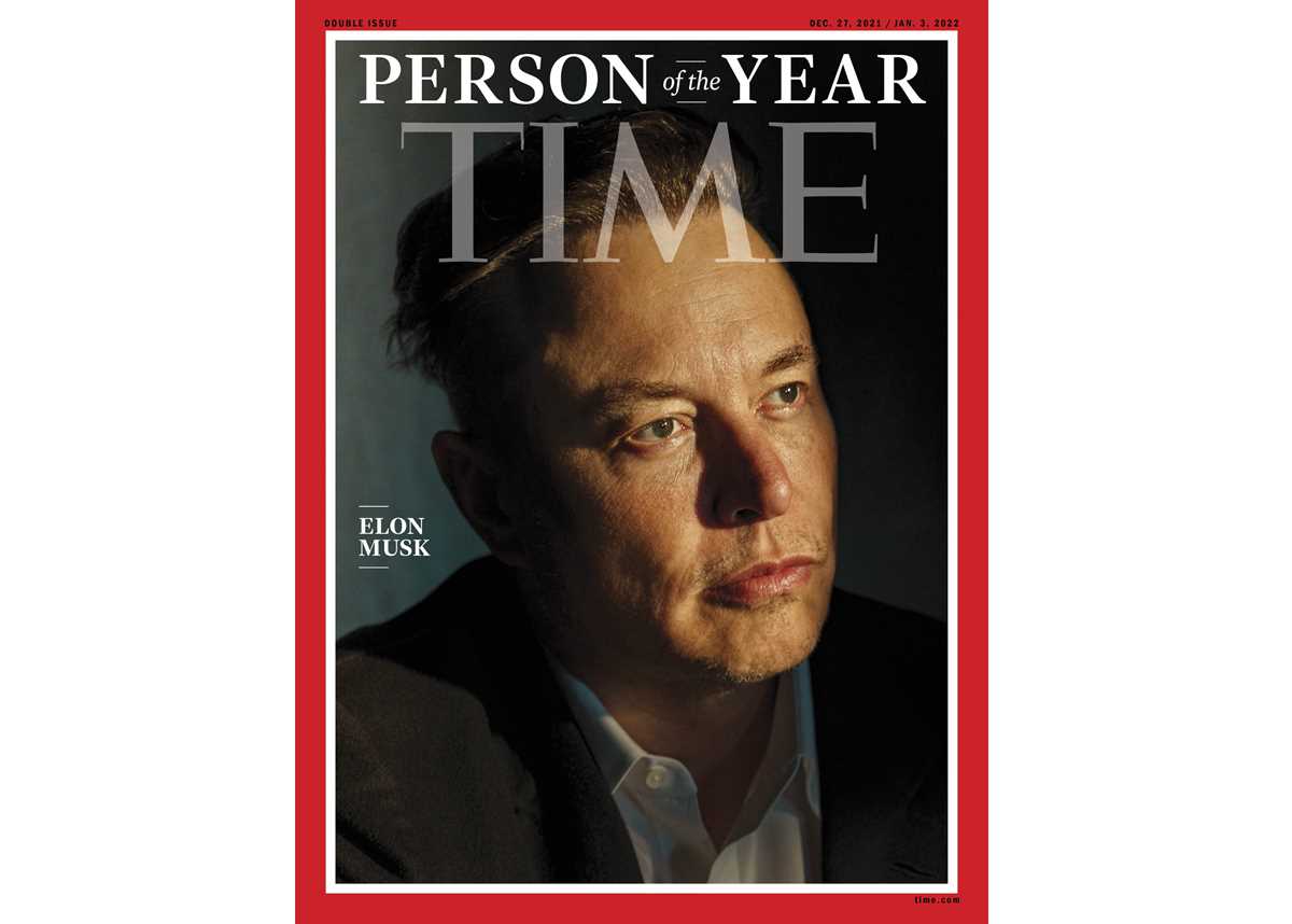 Time magazine's "Person of the Year" is Elon Musk