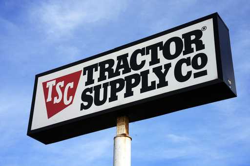 A Tractor Supply Company store sign is seen, February 2, 2023, in Pittsburgh