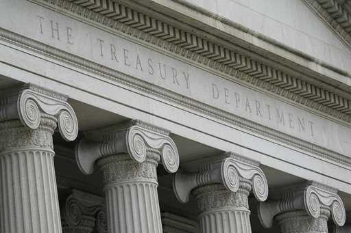 The Treasury Building is viewed in Washington, May 4, 2021. (AP Photo/Patrick Semansky, File)