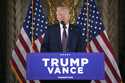 President-elect Donald Trump speaks during a news conference at Mar-a-Lago, Tuesday, January 7, 202…