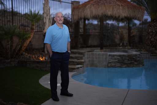 Darren Cobb poses for a photo at his home Thursday, February 13, 2025, in Las Vegas