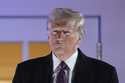 President Donald Trump speaks from Emancipation Hall as House Speaker Mike Johnson, from left, his …