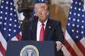 President Donald Trump speaks at the National Prayer Breakfast at the Capitol in Washington, Februa…