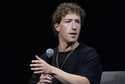 Mark Zuckerberg, chief executive officer of Meta, makes a point during an appearance at SIGGRAPH 20…