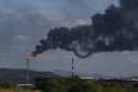 Gas is flared at the Jose Antonio Anzoategui oil complex in Barcelona, Anzoategui State, Venezuela,…