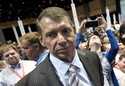 Vince McMahon stands at Republican state convention in Hartford, Conn