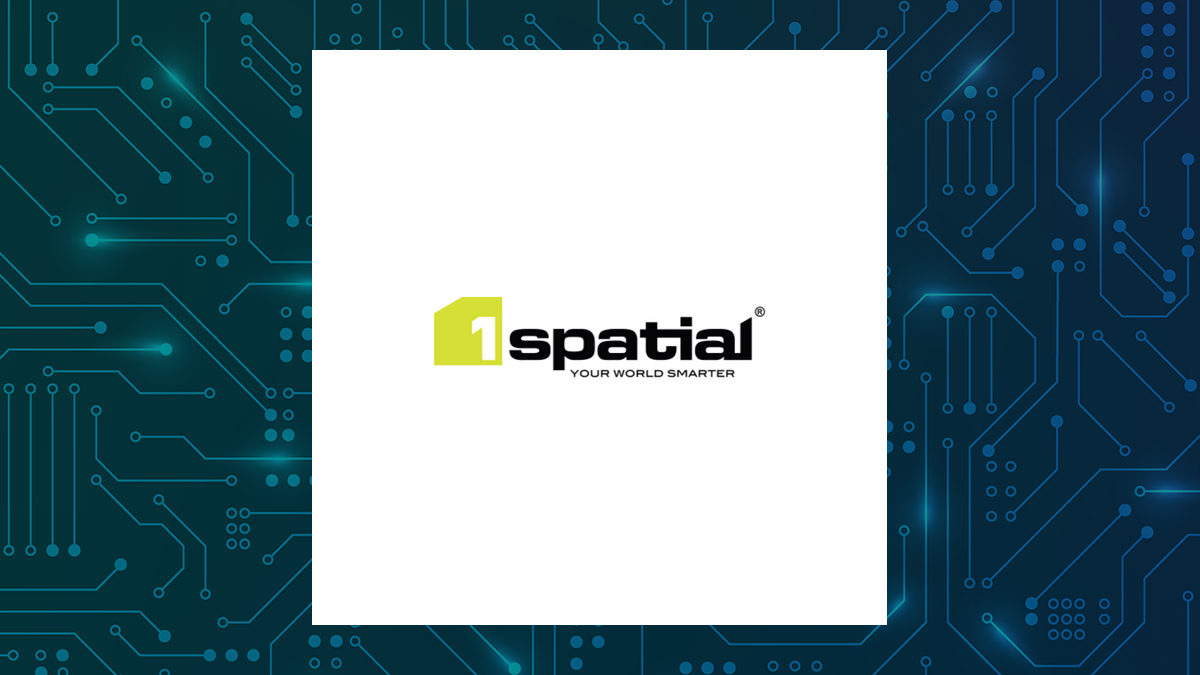 1Spatial logo with Computer and Technology background