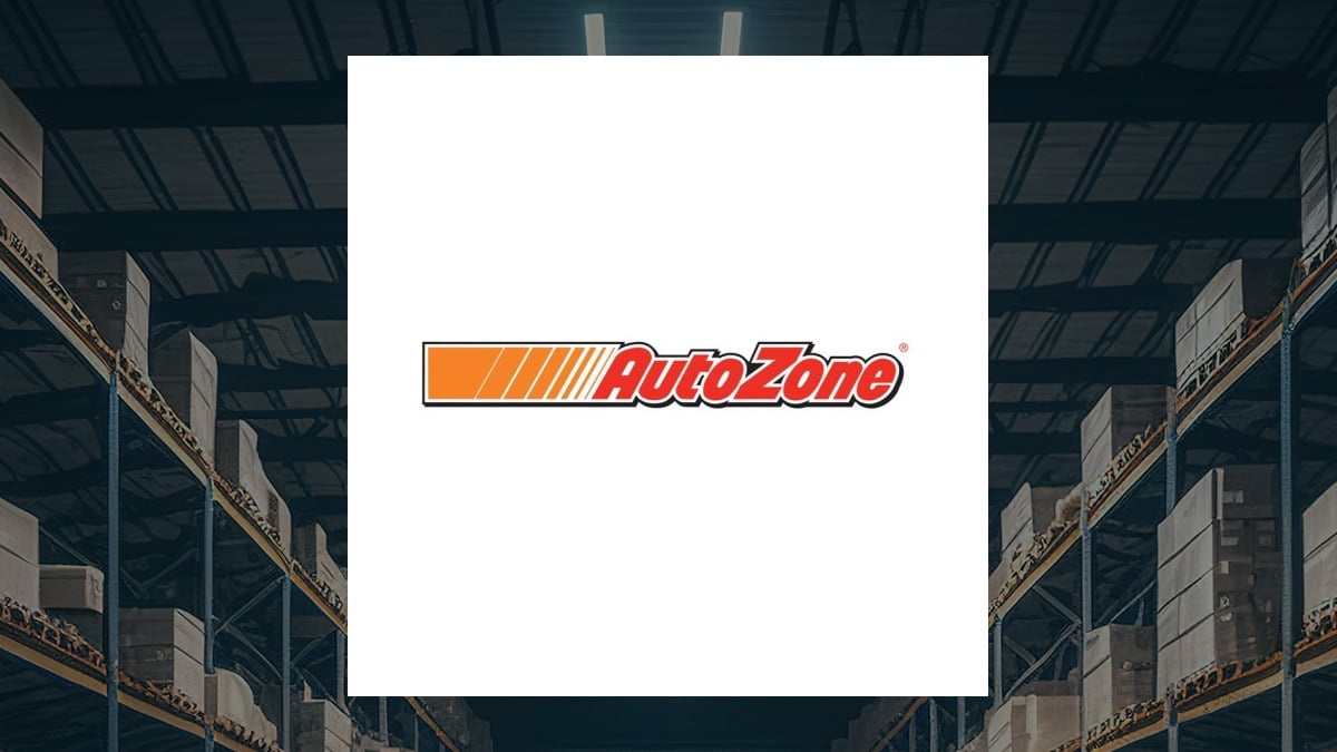 AutoZone logo with Retail/Wholesale background