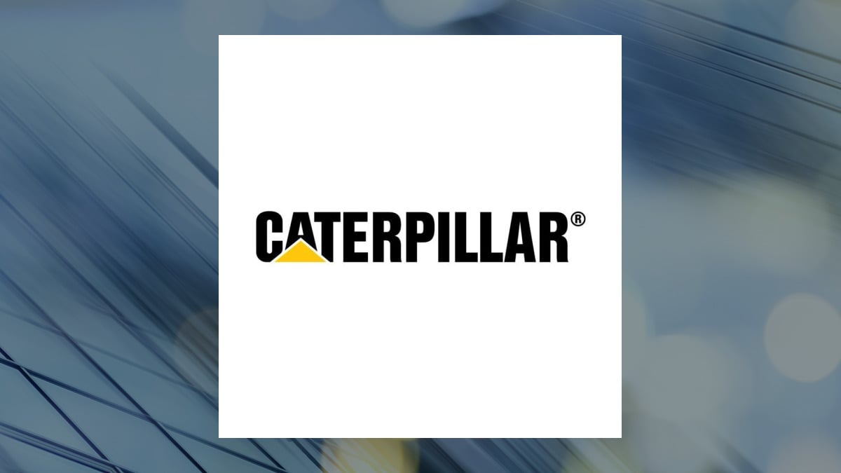 Caterpillar logo with Industrial Products background