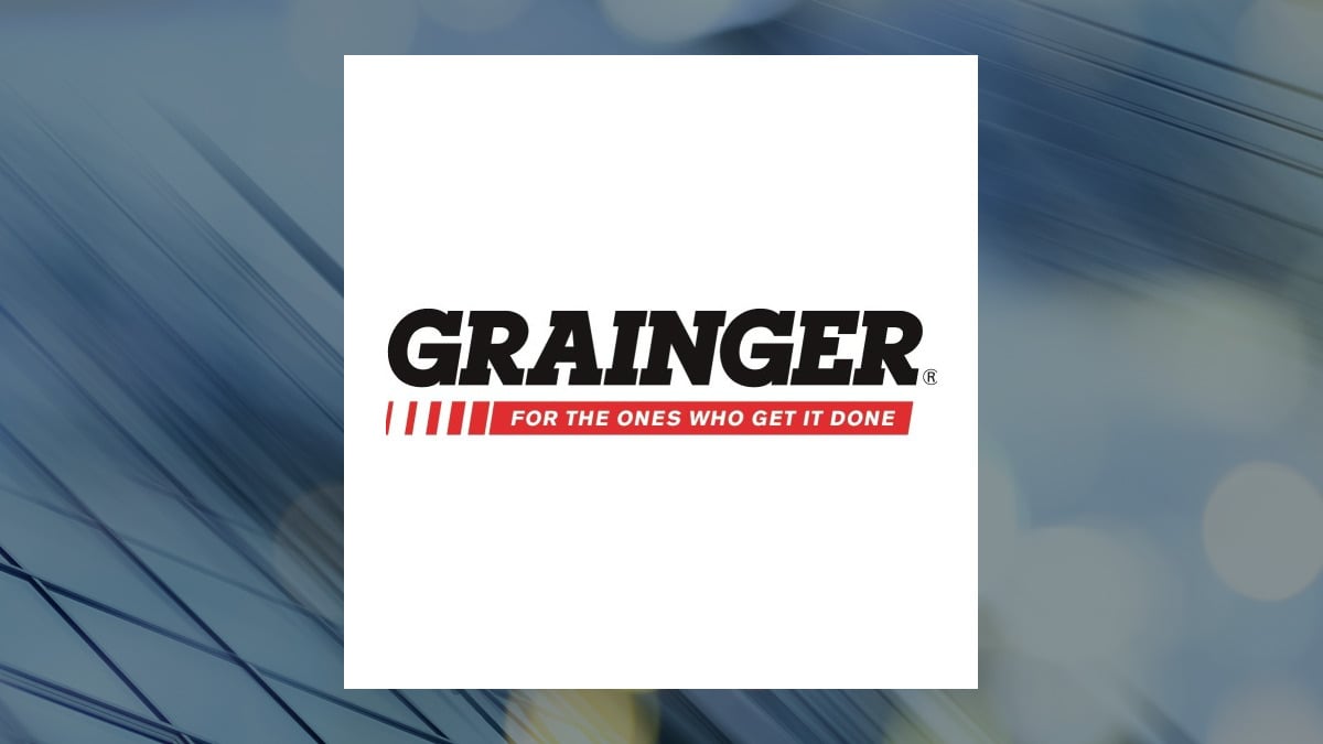 W.W. Grainger logo with Industrial Products background
