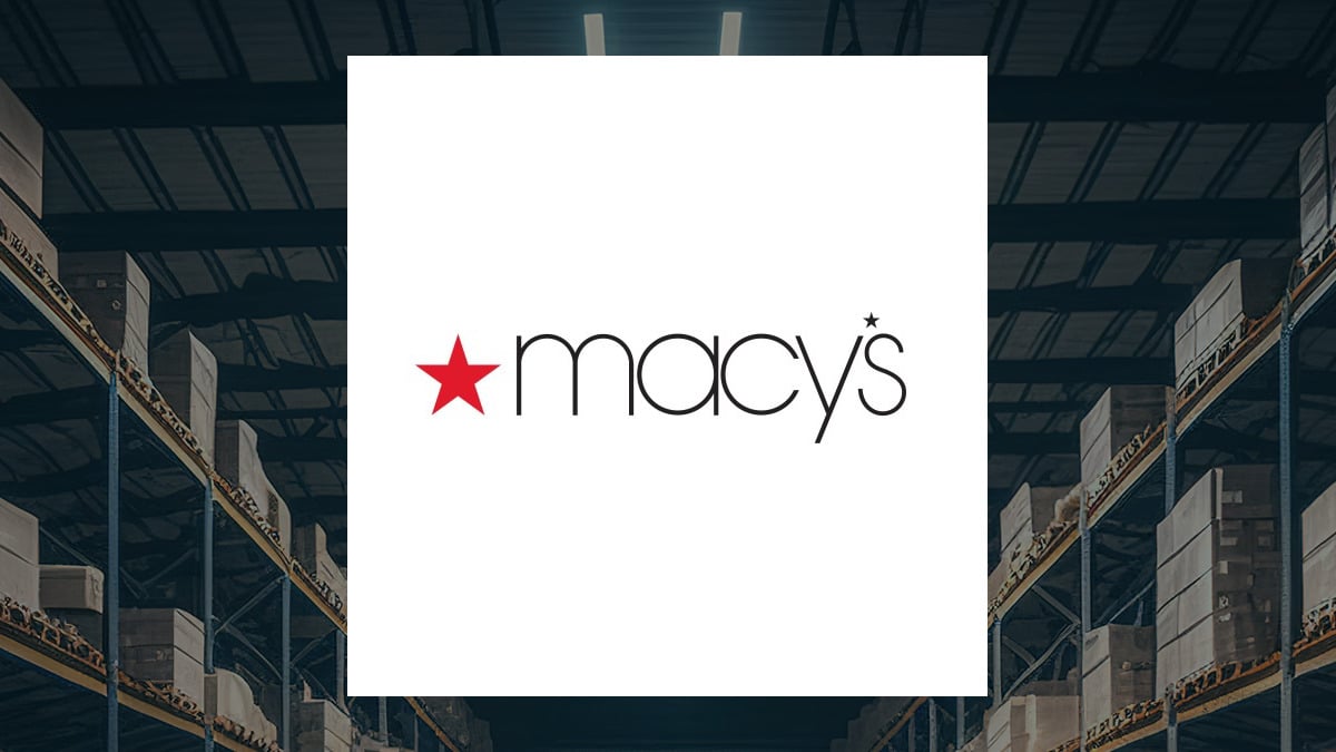Macy's logo with Retail/Wholesale background
