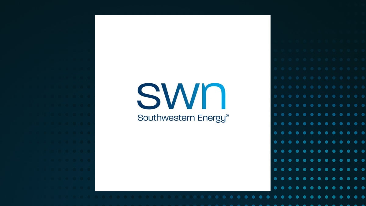 Southwestern Energy logo with Oils/Energy background