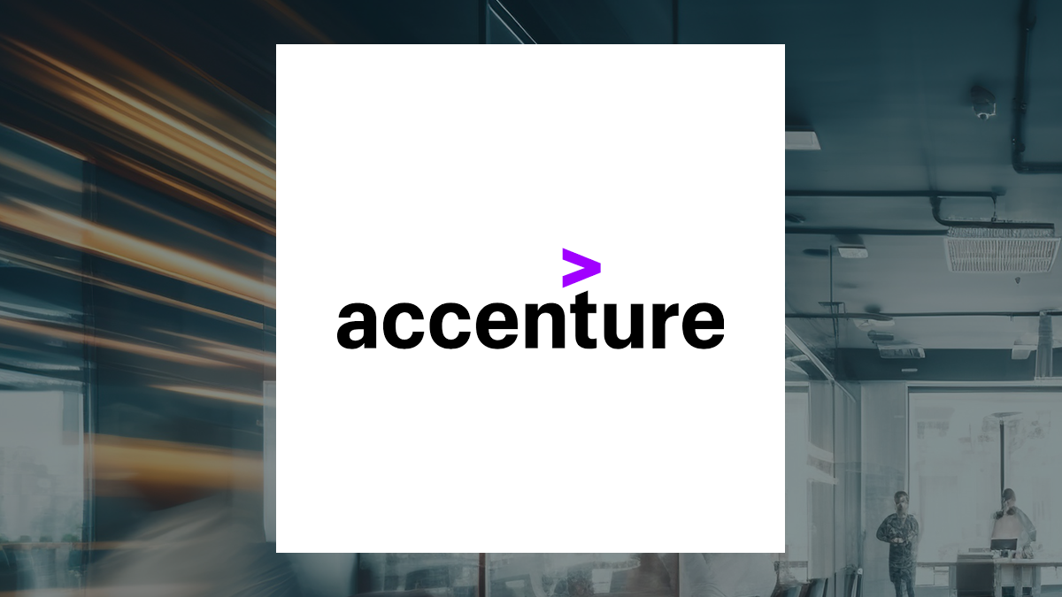 Accenture logo with Business Services background