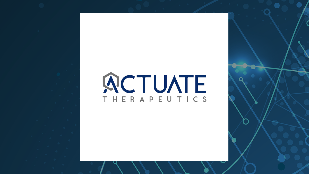 Actuate Therapeutics logo with Medical background