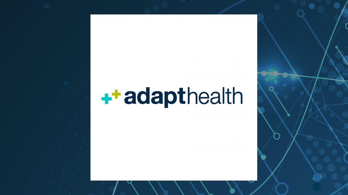 AdaptHealth logo with Medical background
