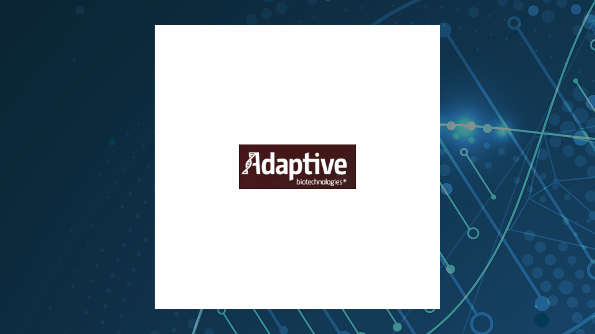 Adaptive Biotechnologies logo with Medical background