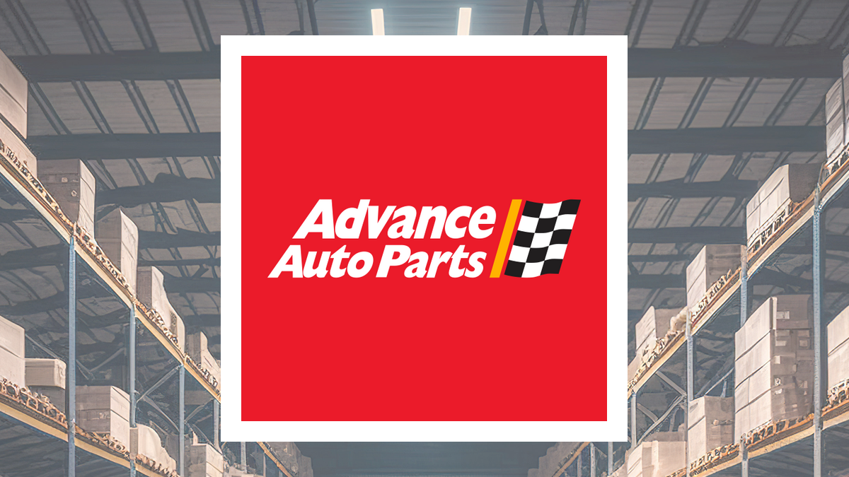 Advance Auto Parts logo with Retail/Wholesale background