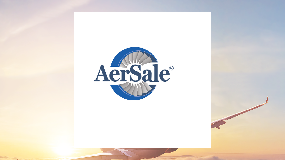 AerSale logo with Aerospace background