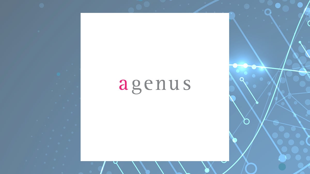 Agenus logo with Medical background