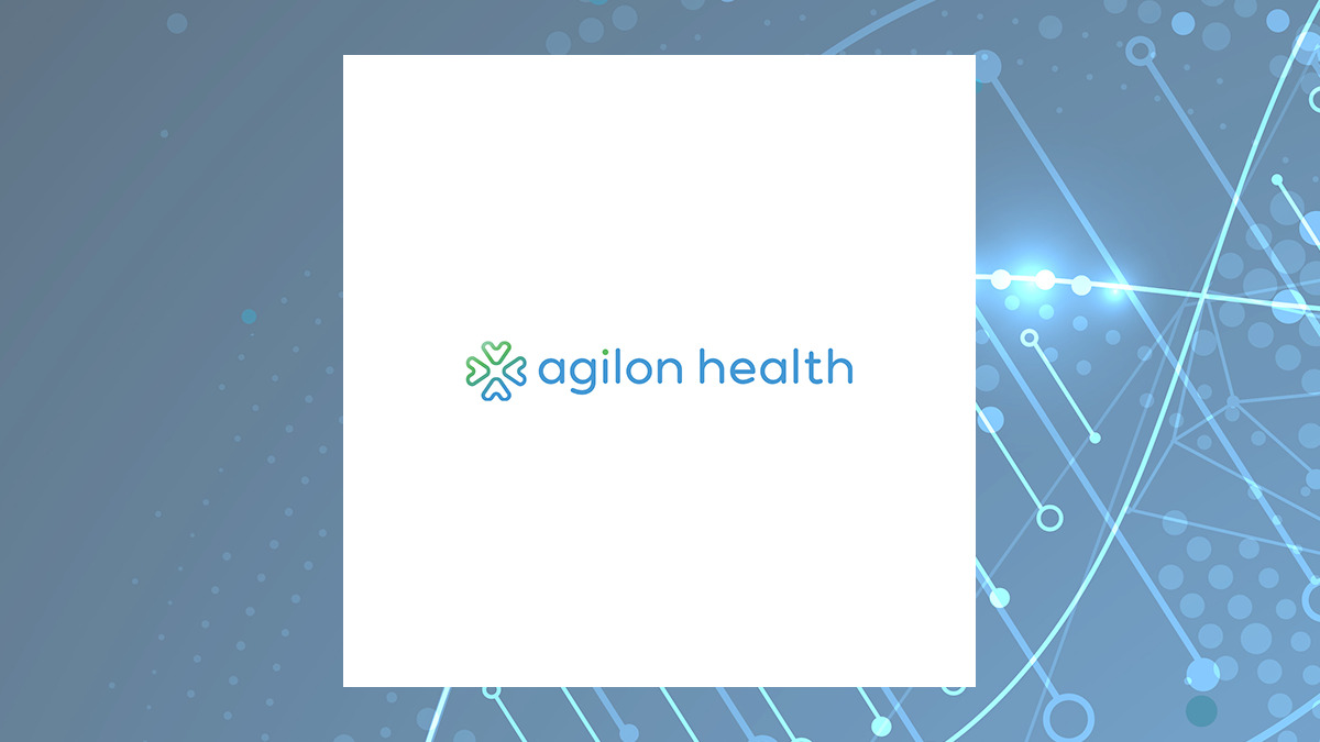 agilon health logo with Medical background