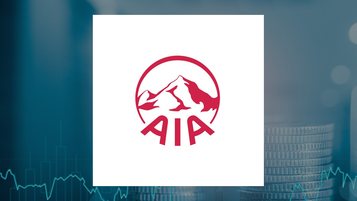 AIA Group logo with Finance background