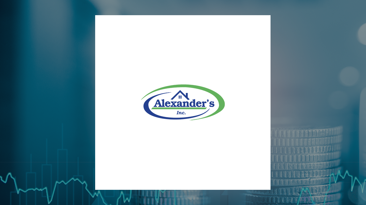 Alexander's logo with Finance background
