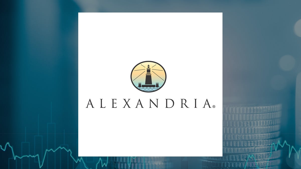 Alexandria Real Estate Equities logo with Finance background