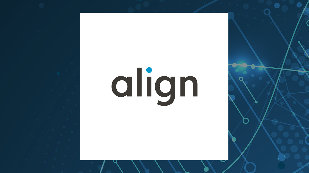 Align Technology logo with Medical background