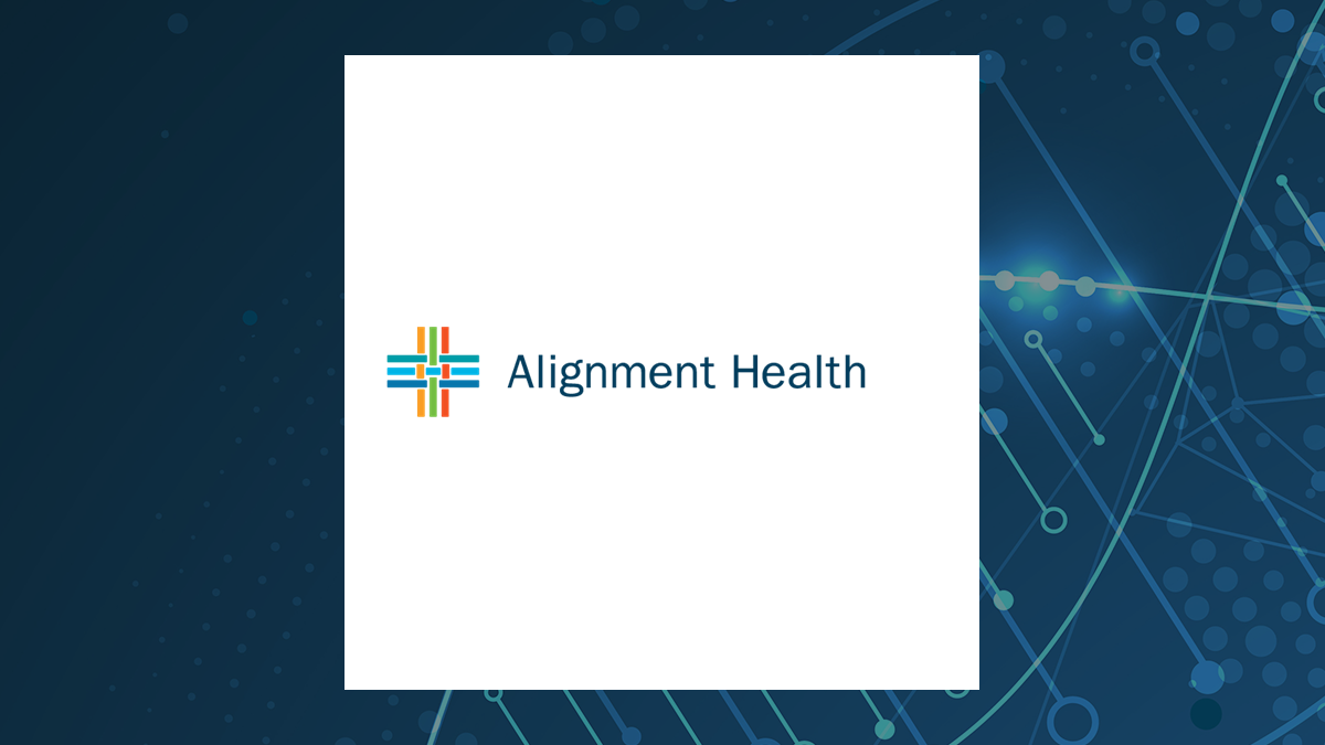 Alignment Healthcare logo with Medical background