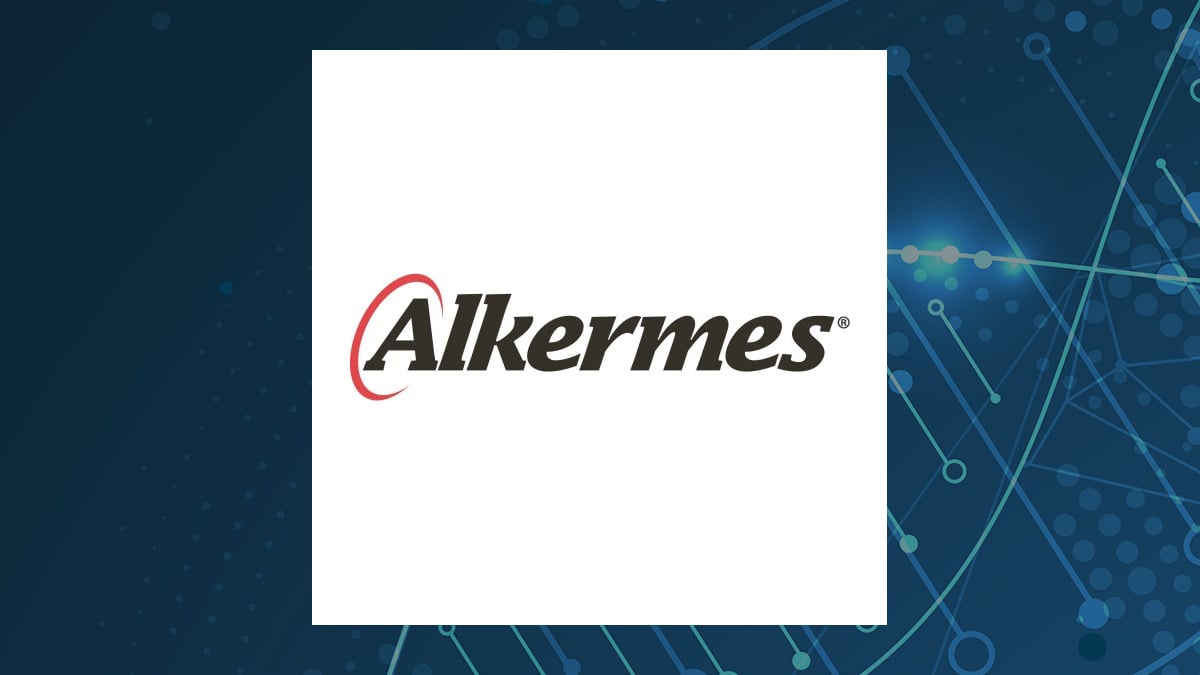 Alkermes logo with Medical background