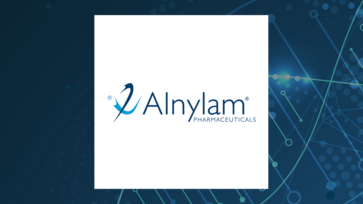 Alnylam Pharmaceuticals logo with Medical background
