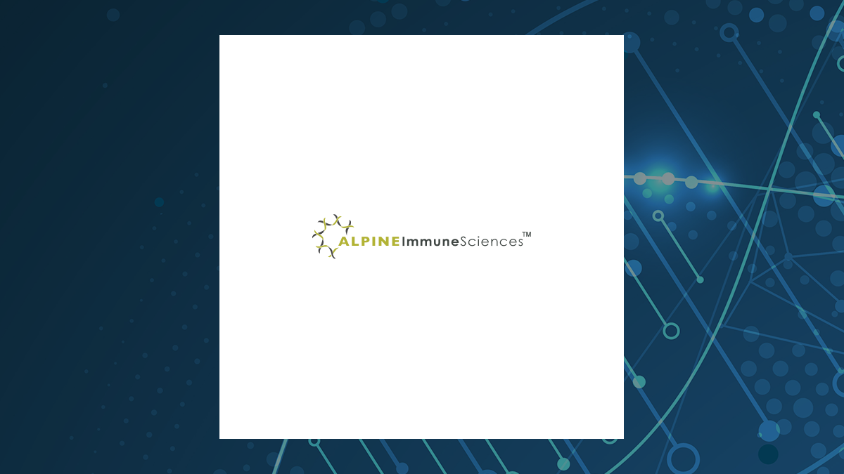 Alpine Immune Sciences logo with Medical background