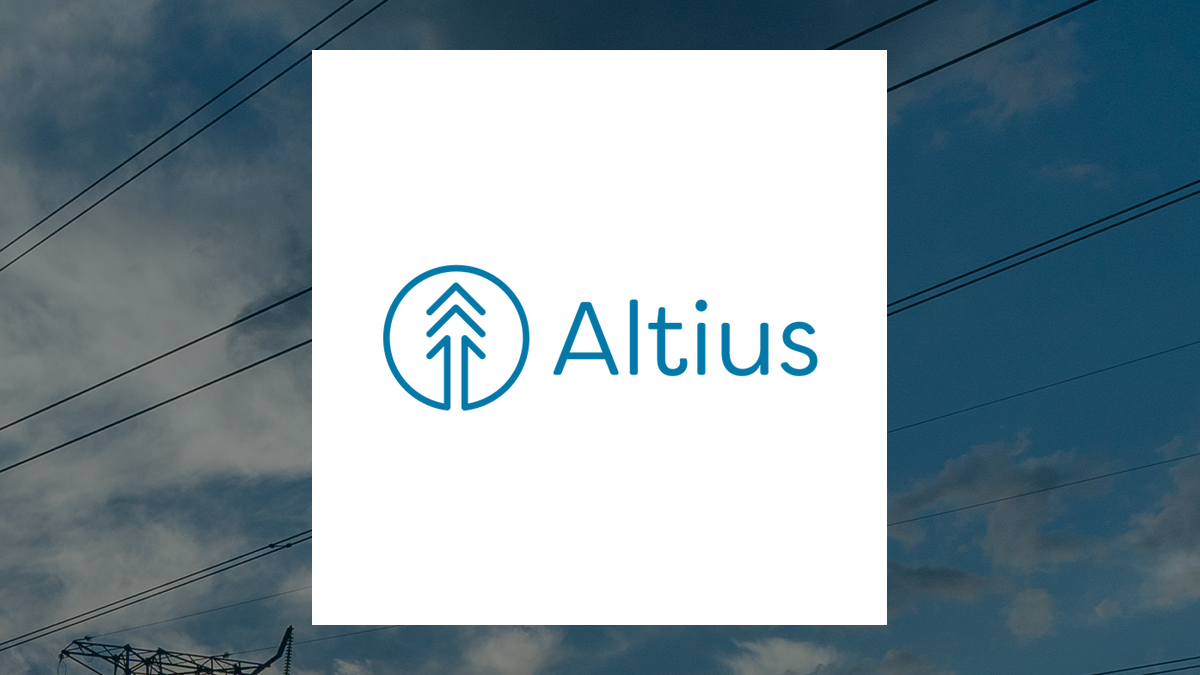 Altius Renewable Royalties logo with Utilities background