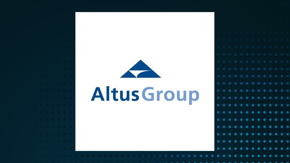 Altus Group logo with Real Estate background