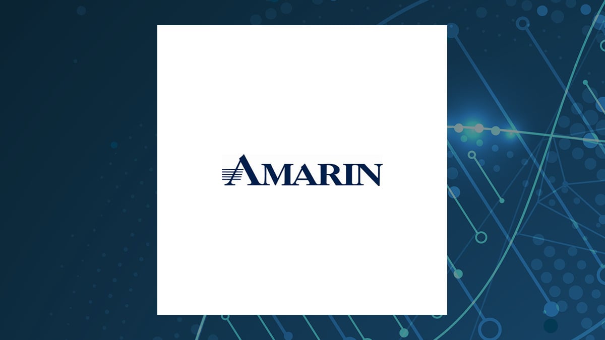 Amarin logo with Medical background