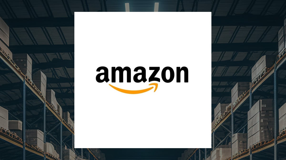 Amazon.com logo with Retail/Wholesale background