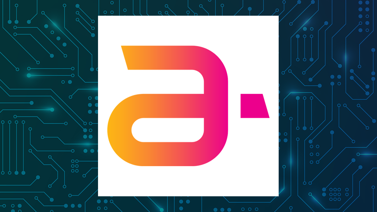 Amdocs logo with Computer and Technology background