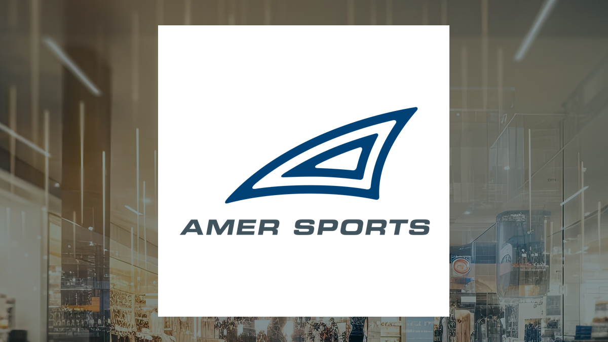 Amer Sports logo with Consumer Discretionary background