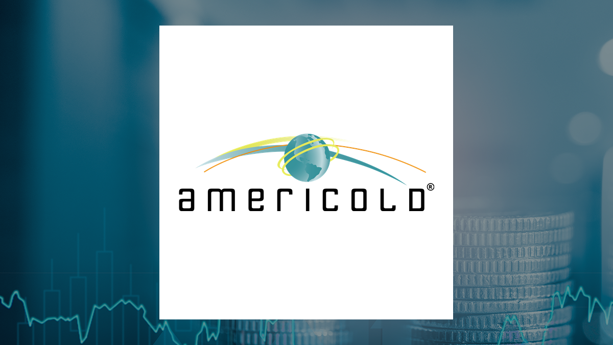 Americold Realty Trust logo with Real Estate background