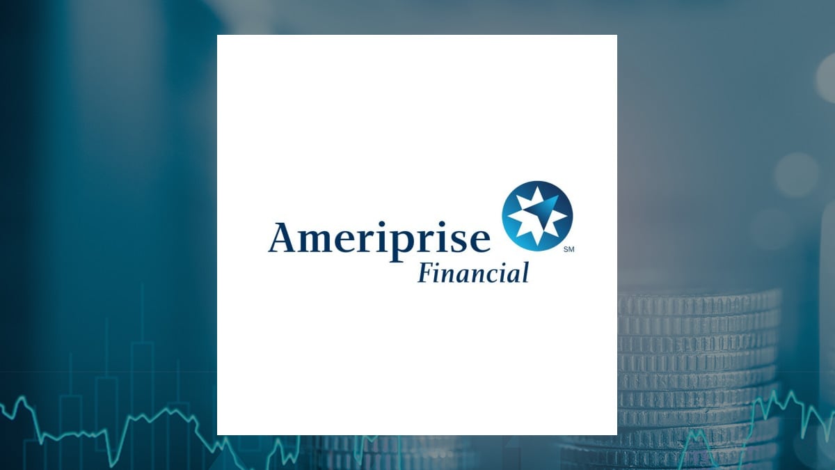 Ameriprise Financial logo with Finance background