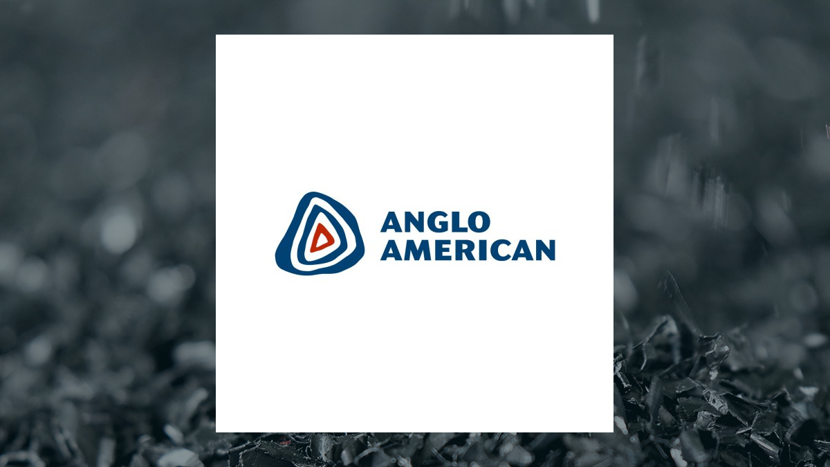Anglo American logo with Basic Materials background