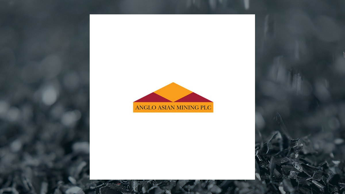 Anglo Asian Mining logo with Basic Materials background