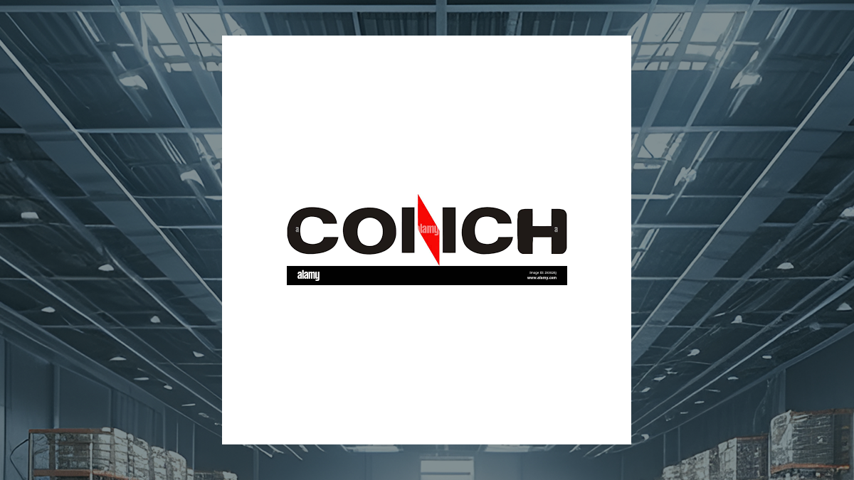 Anhui Conch Cement logo with Construction background