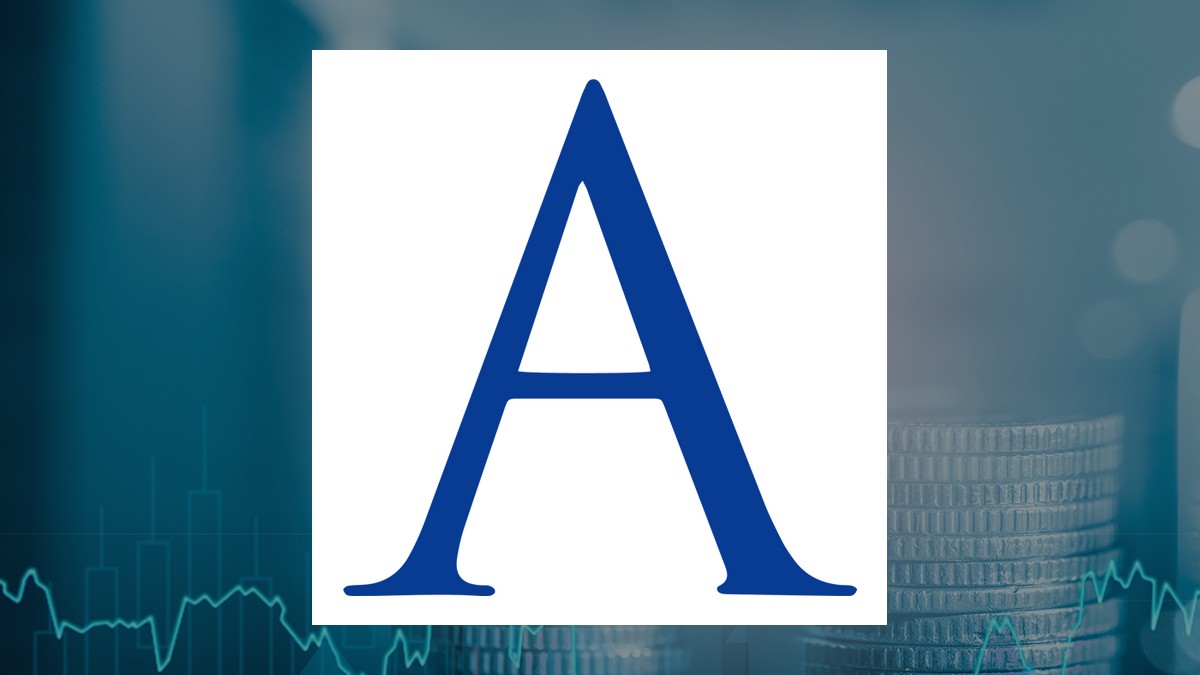 Annaly Capital Management logo with Finance background