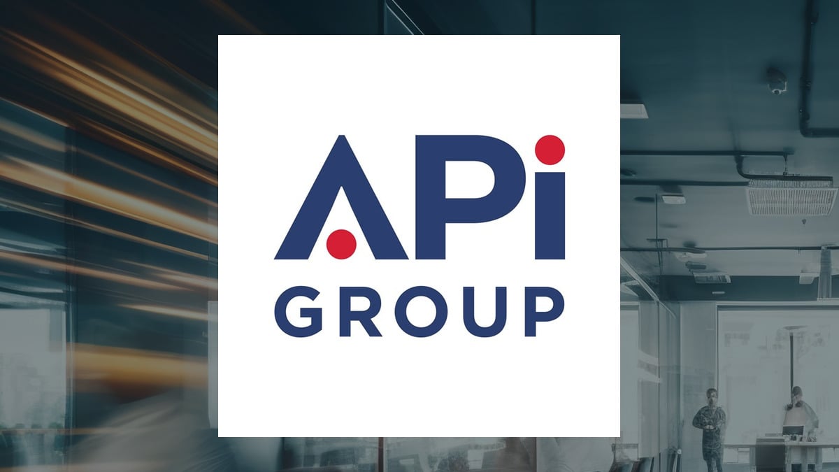 APi Group logo with Business Services background