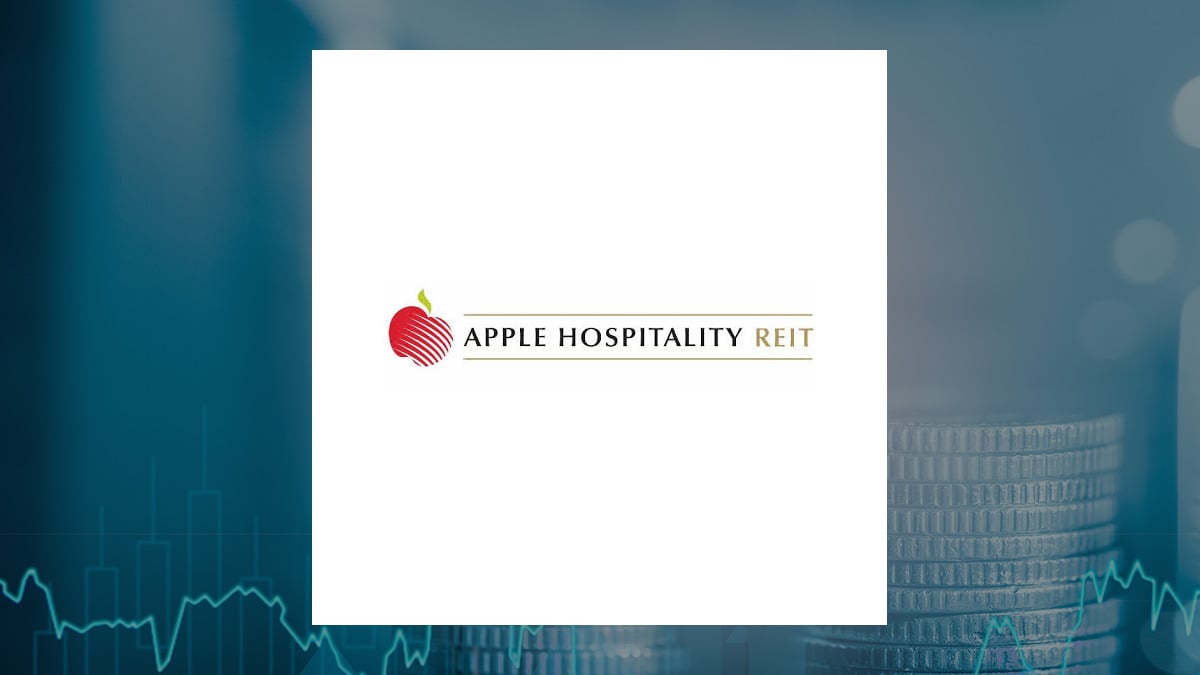 Apple Hospitality REIT logo with Finance background